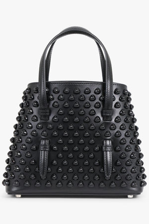 Mina 20 Stud Embellished Mini Bag | Black