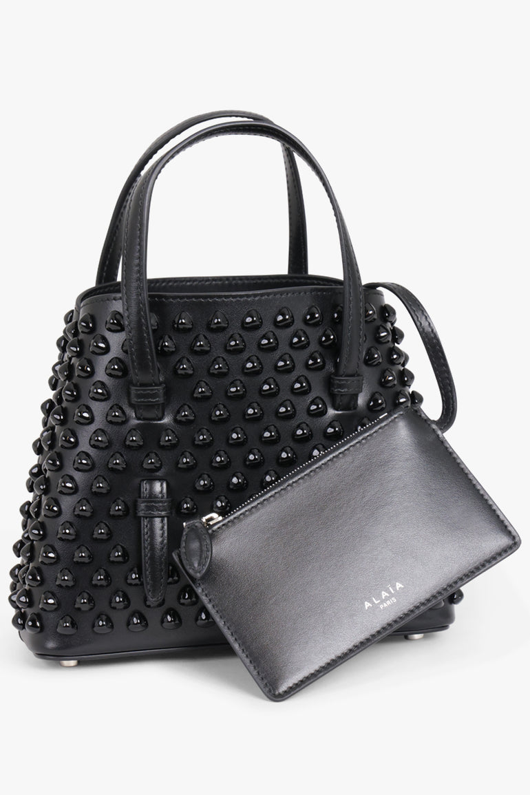 ALAIA BAGS BLACK / NOIR Mina 20 Stud Embellished Mini Bag | Black