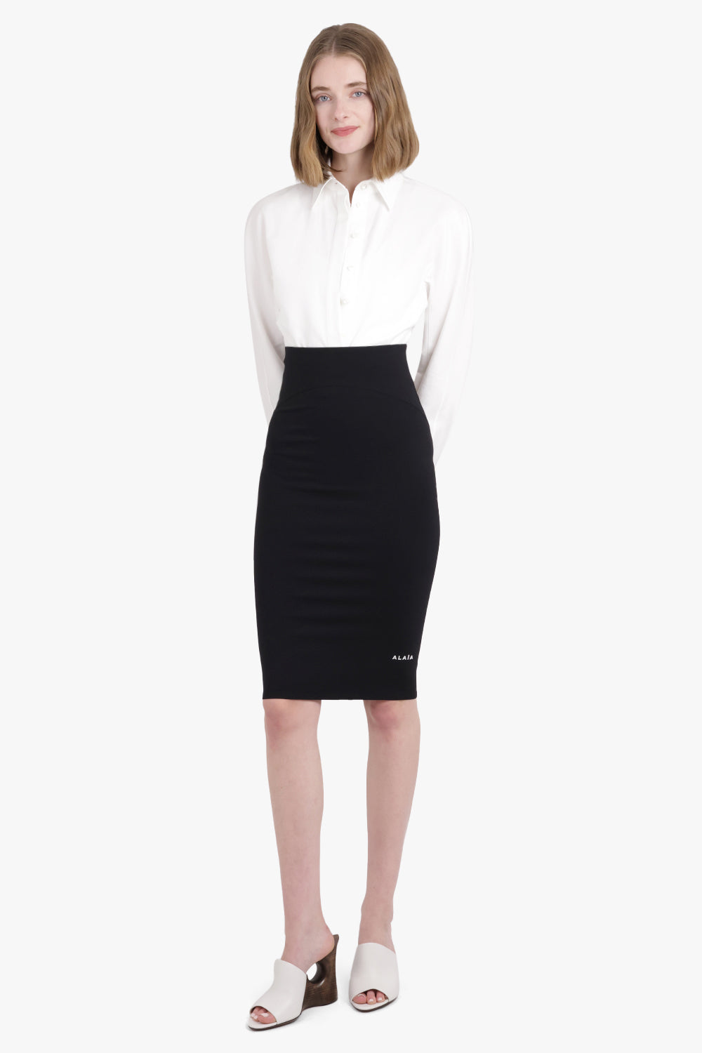 ALAIA RTW Sculpting Skirt | Black