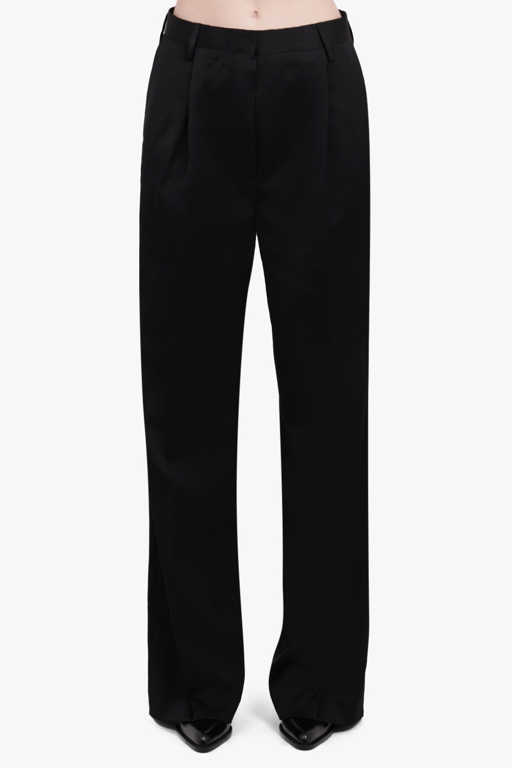 DRIES VAN NOTEN RTW Portia Straight Leg Pant | Black