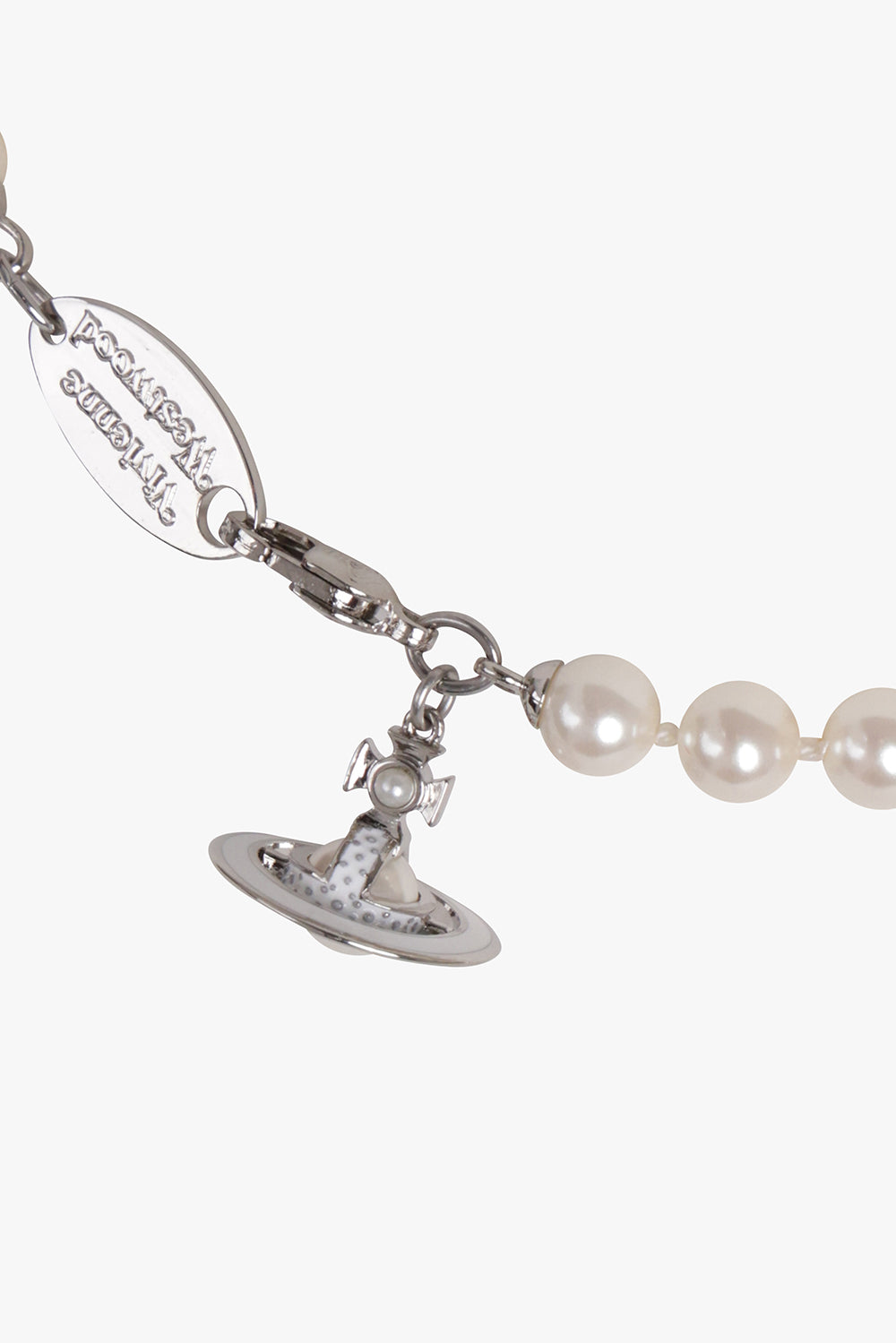 VIVIENNE WESTWOOD JEWELLERY MULTI / SILVER/WHITE Simonetta Pearl Necklace | Silver/White