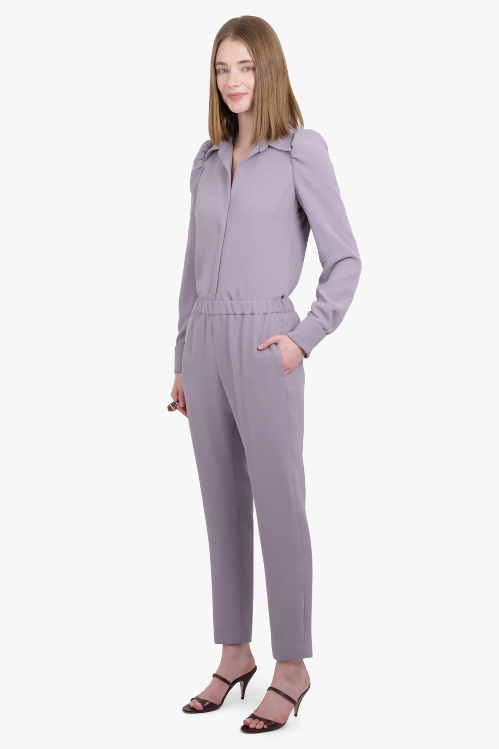 DRIES VAN NOTEN RTW Palmira Tapered Pant | Lilac