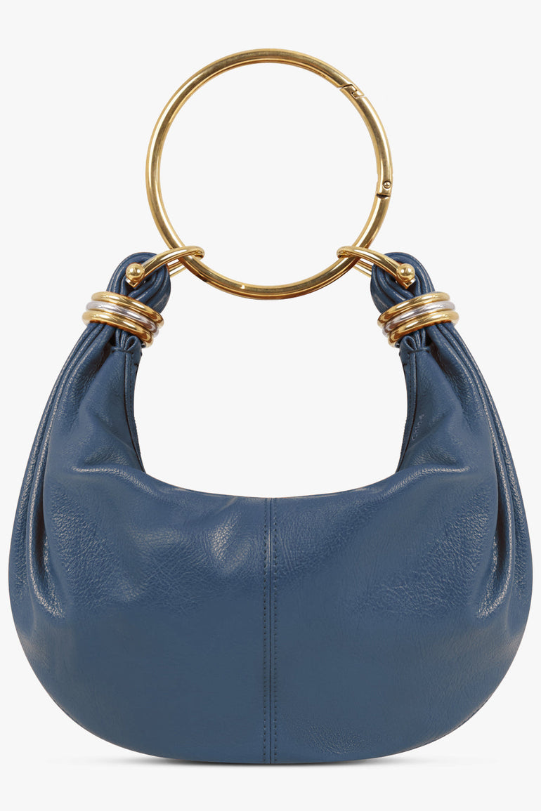 CHLOE BAGS BLUE / TAPESTRY BLUE Small Bracelet Hobo Bag | Tapestry Blue