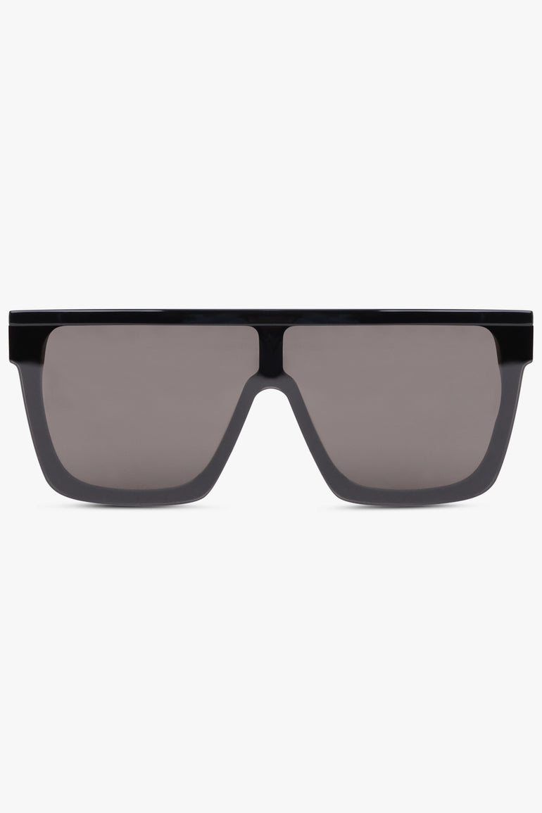 SAINT LAURENT ACCESSORIES BLACK / BLACK SL 607 Square Frame Sunglasses | Black