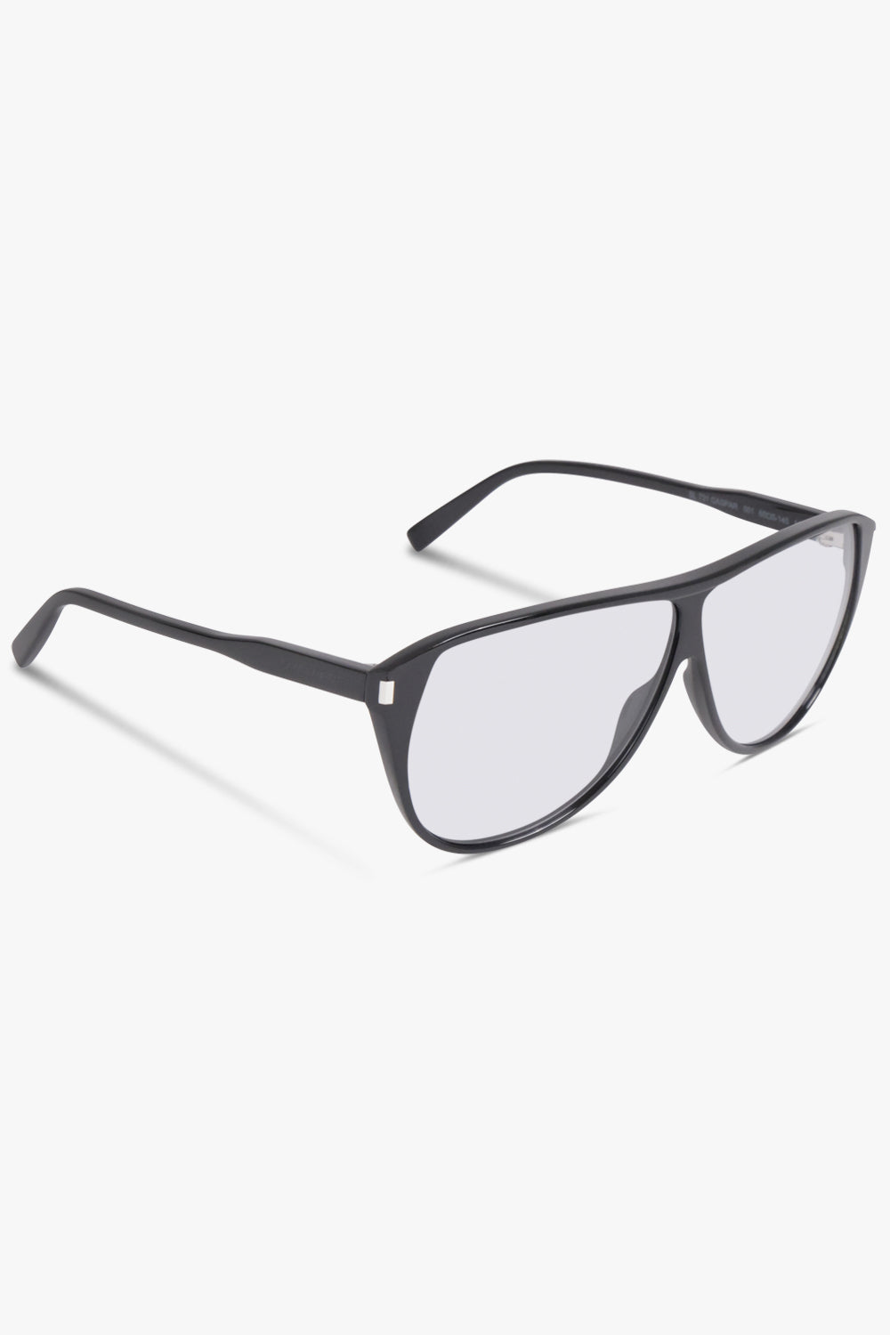 SAINT LAURENT ACCESSORIES BLACK / BLACK/LIGHT BLUE SL 731 Gaspar Mask Sunglasses | Black/Grey