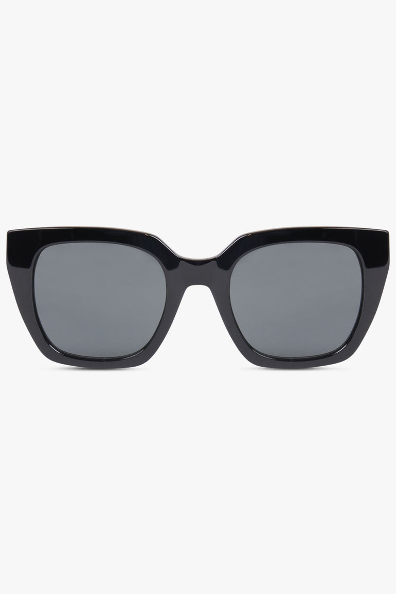 SAINT LAURENT ACCESSORIES BLACK / BLACK/LIGHT GOLD/BLACK SL M143 Square Frame Sunglasses | Black