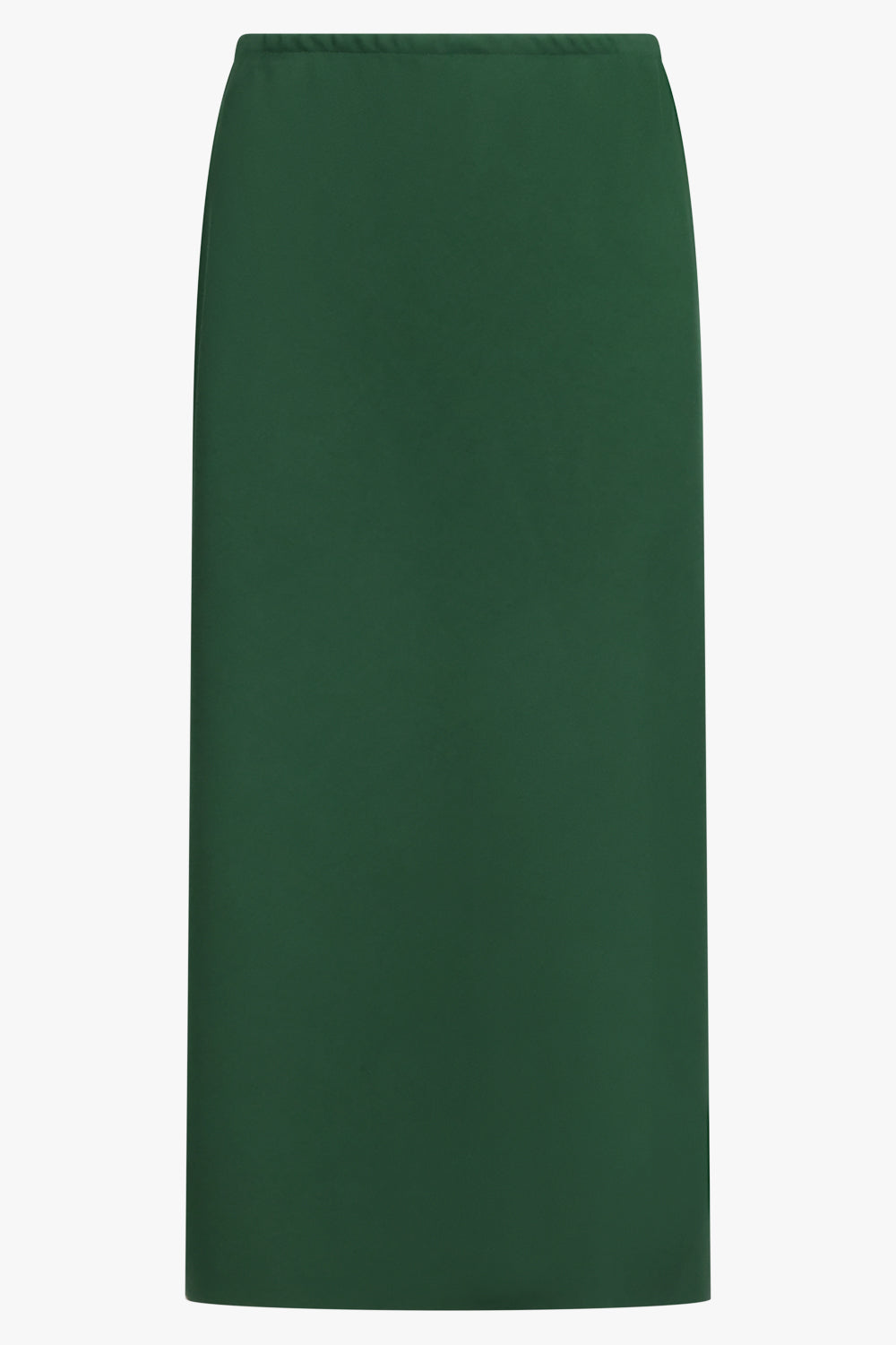 DRIES VAN NOTEN RTW Separ Straight Midi Skirt | Emerald