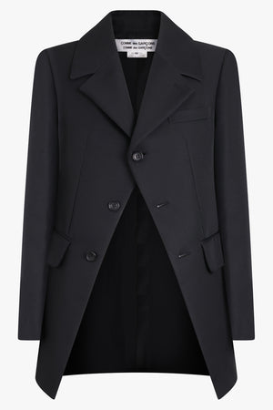 COMME DES GARCONS RTW Single Breasted Coat Style Jacket | Black