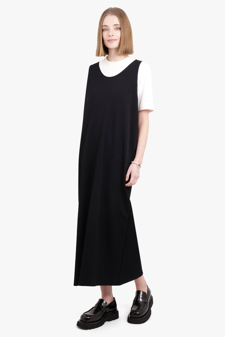 THE ROW RTW Agla Tunic Style Maxi Dress | Black