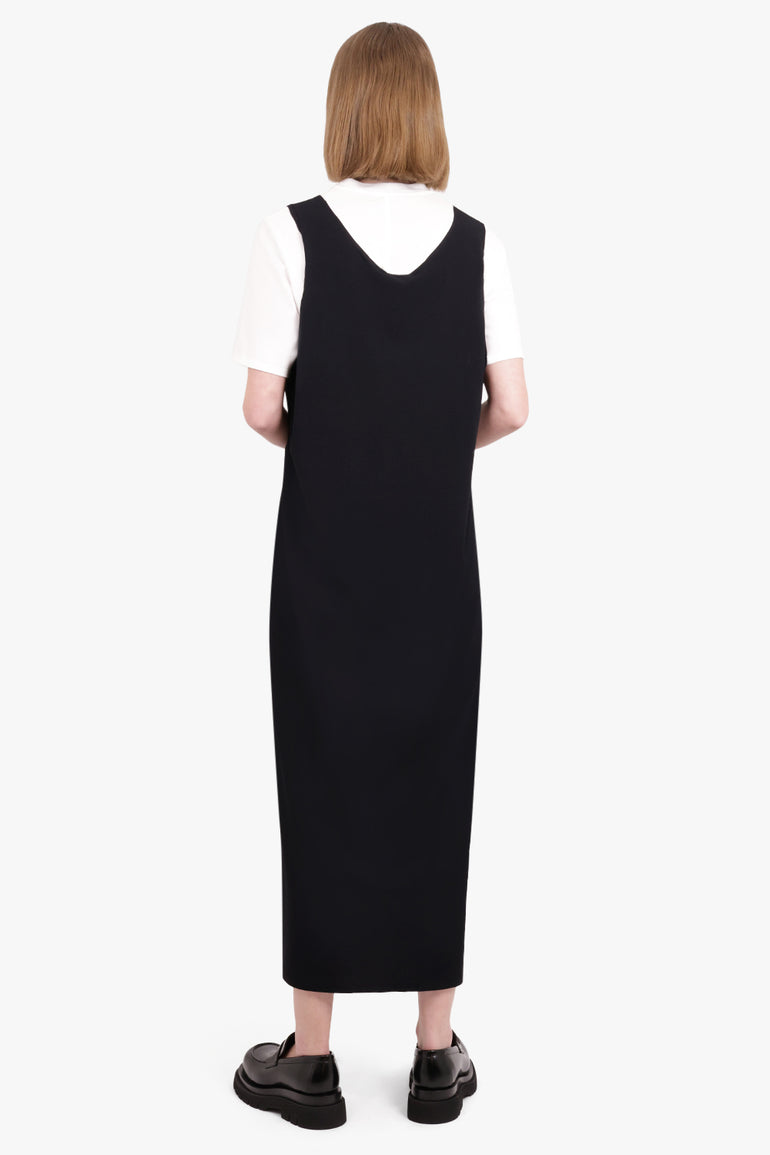 THE ROW RTW Agla Tunic Style Maxi Dress | Black