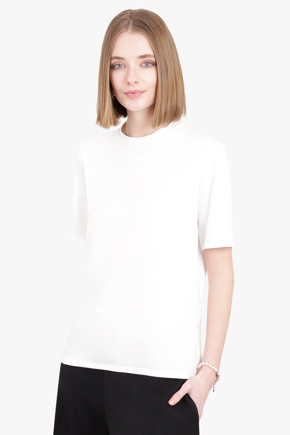 THE ROW RTW Chiara S/S T-Shirt | White