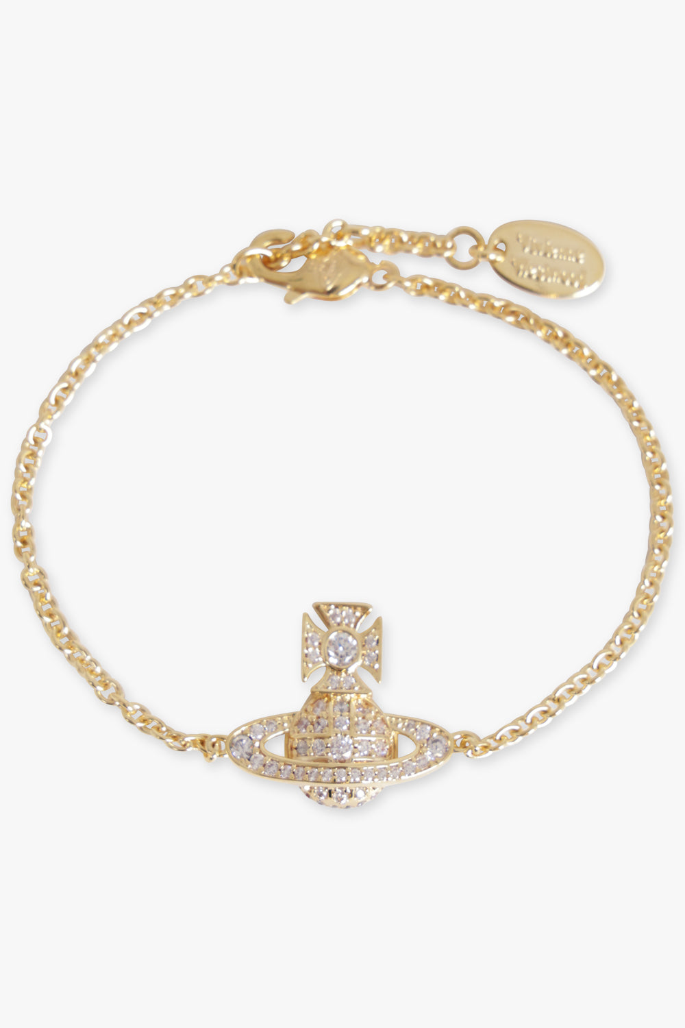 VIVIENNE WESTWOOD JEWELLERY GOLD / GOLD Carmela Bas Relief Bracelet | Gold