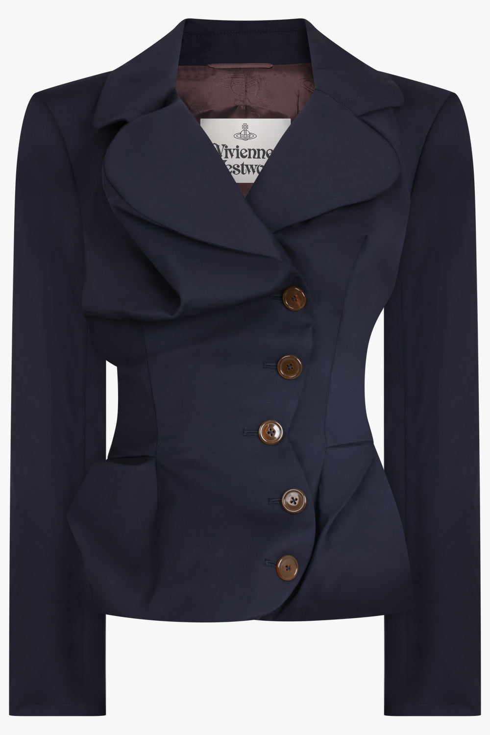 VIVIENNE WESTWOOD RTW DRINKEN TAILORED JACKET | Navy