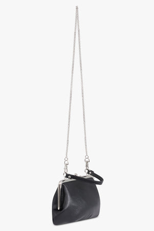 VIVIENNE WESTWOOD BAGS BLACK / BLACK Granny Grained Frame Purse | Black