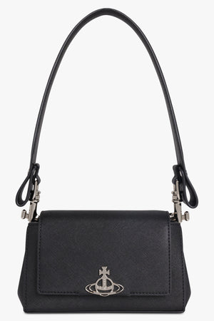 VIVIENNE WESTWOOD BAGS BLACK / BLACK Hazel Small Handbag | Black