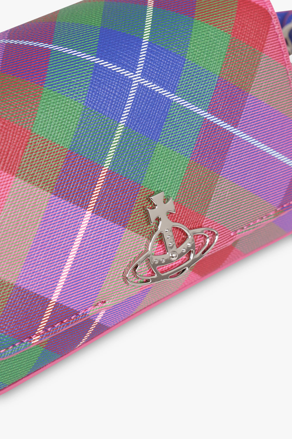 VIVIENNE WESTWOOD BAGS PATTERN / CANDY TARTAN Hazel Print Small Handbag | Candy Tartan