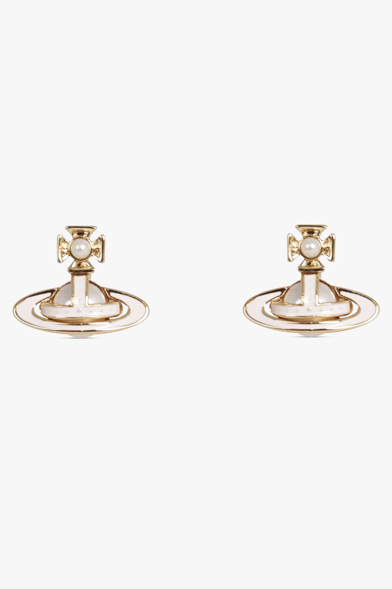 VIVIENNE WESTWOOD JEWELLERY GOLD / GOLD Simonetta Bas Relief Earrings | Gold