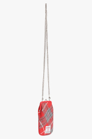 VIVIENNE WESTWOOD BAGS PATTERN / RED/BLUE / ONE SIZE Tessa Chain Tartan Velvet Bag | Red/Blue