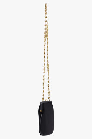 VIVIENNE WESTWOOD BAGS BLACK / BLACK / ONE SIZE Tessa Chain Velvet Bag | Black