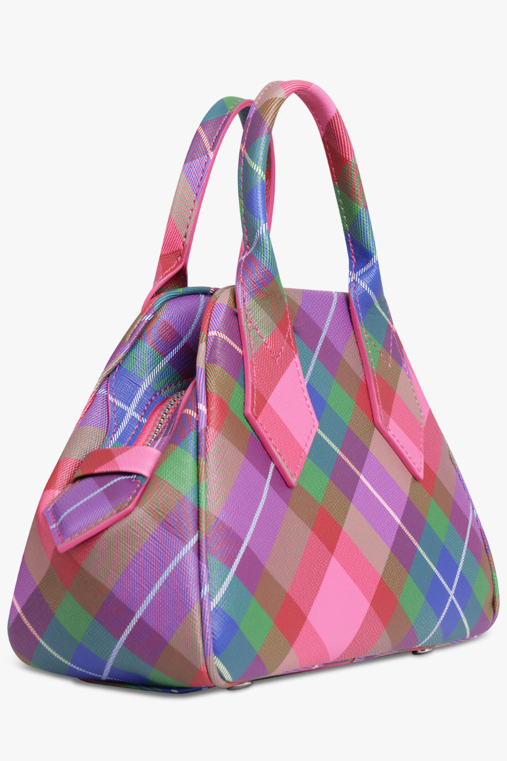 VIVIENNE WESTWOOD BAGS PATTERN / CANDY TARTAN Yasmine Print Small Bag | Candy Tartan