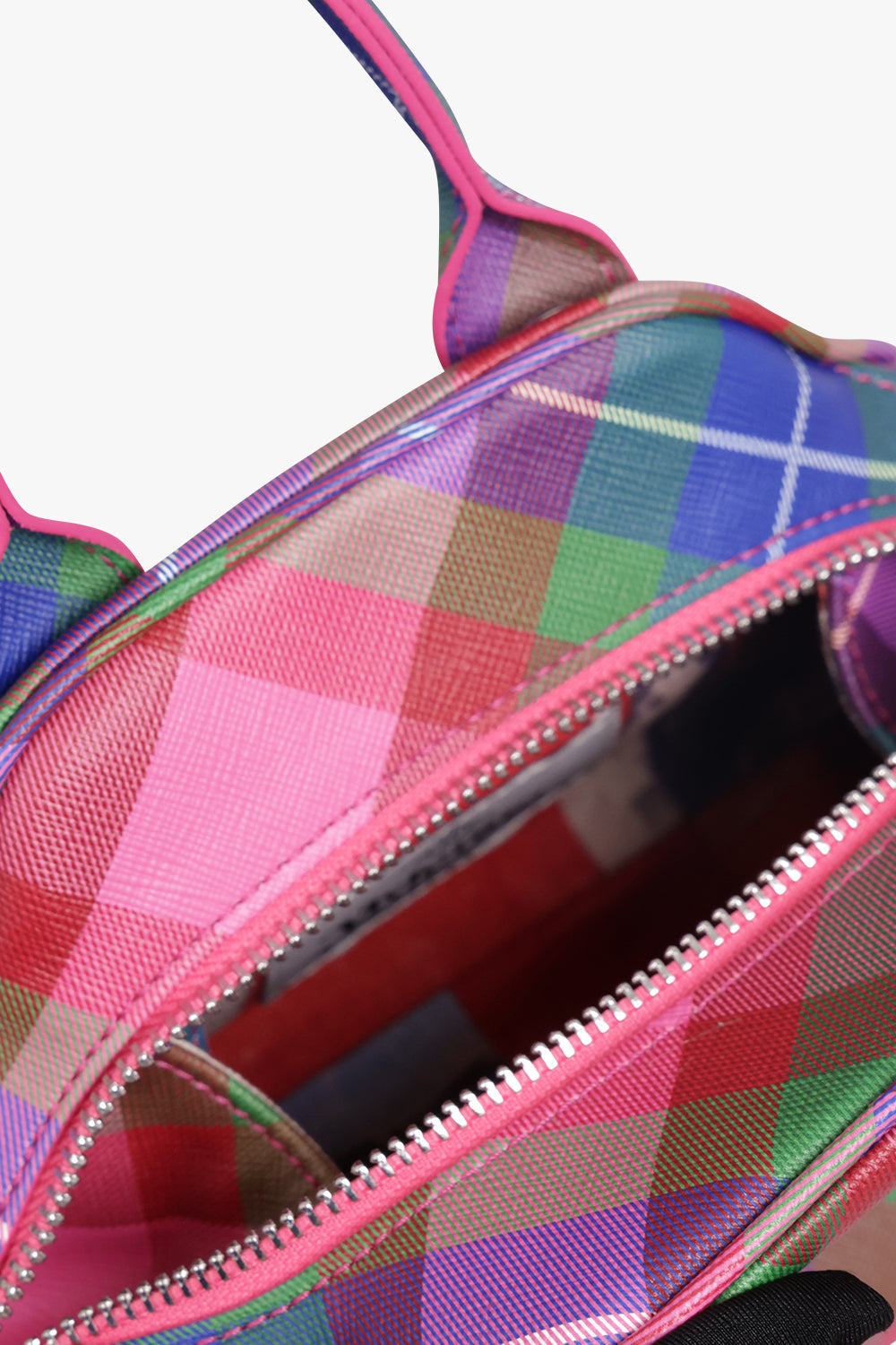 VIVIENNE WESTWOOD BAGS PATTERN / CANDY TARTAN Yasmine Print Small Bag | Candy Tartan