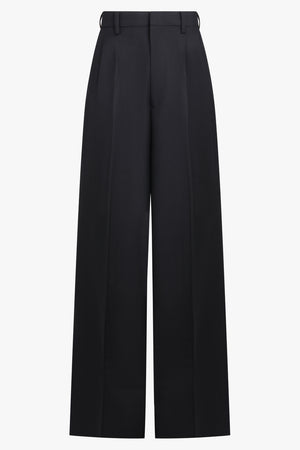 JUNYA WATANABE RTW Wide Leg Pleat Front Pant | Black