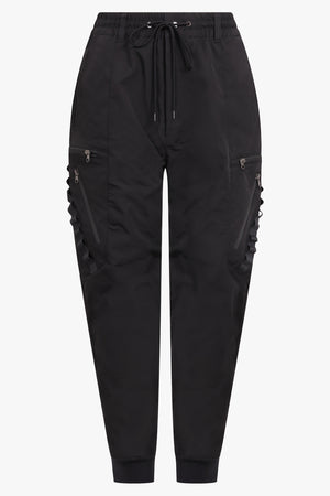 JUNYA WATANABE RTW Zip Pocket Detail Cargo Cuffed Pant | Black