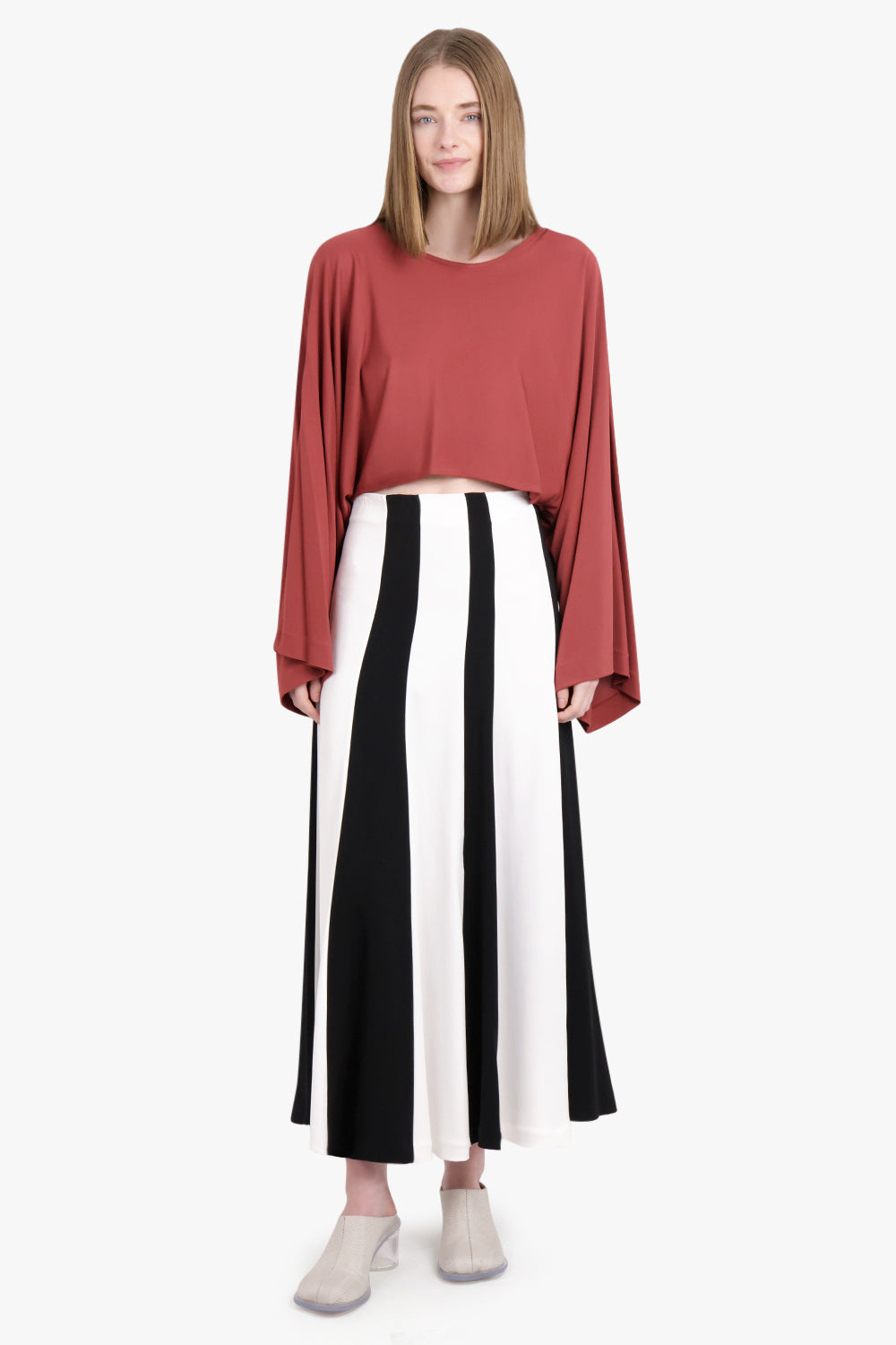 BITE STUDIOS RTW Two Tone Skirt | Black/White