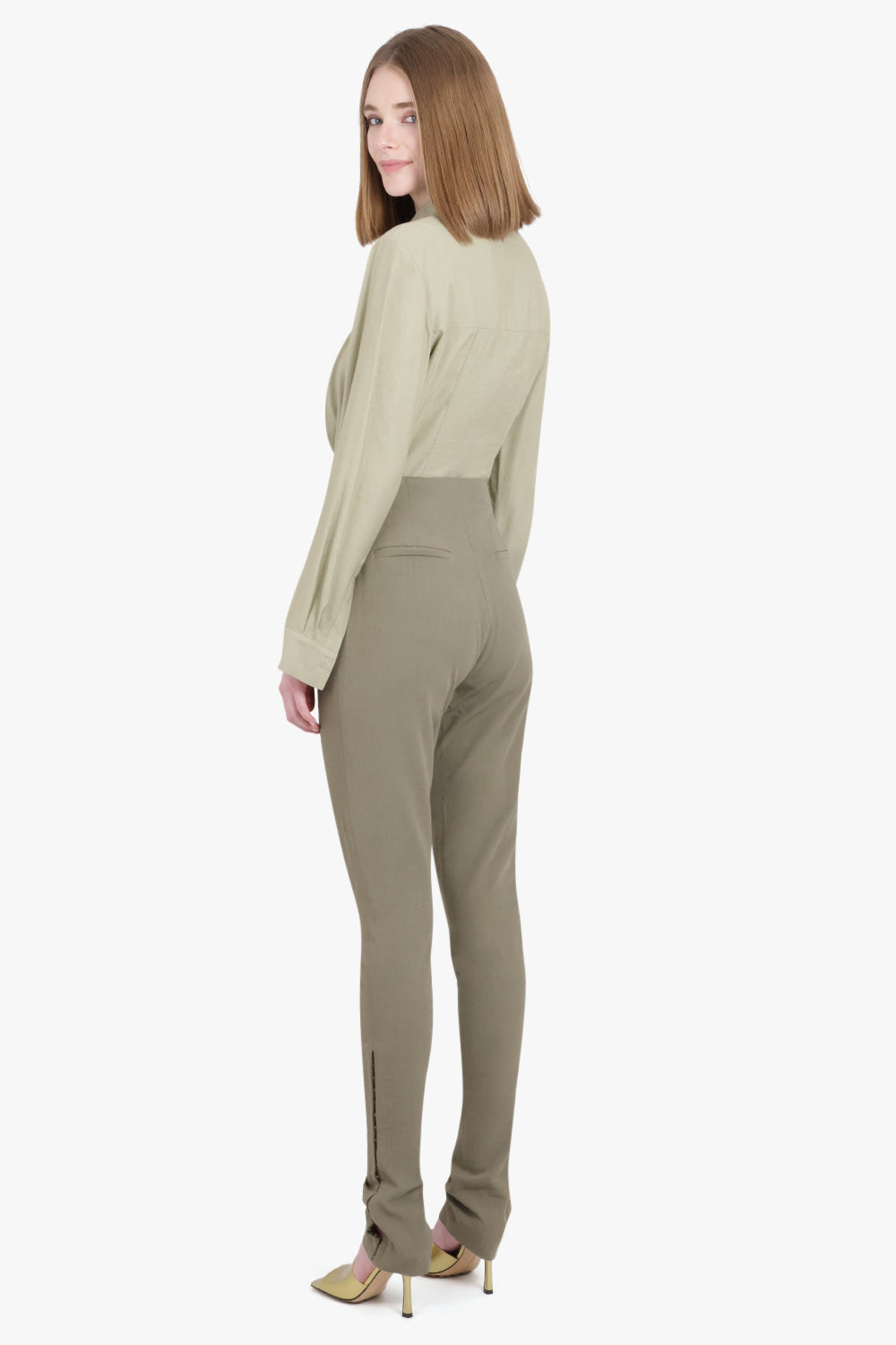 JACQUEMUS RTW LE PANTALON OBIOU PANTS | KHAKI