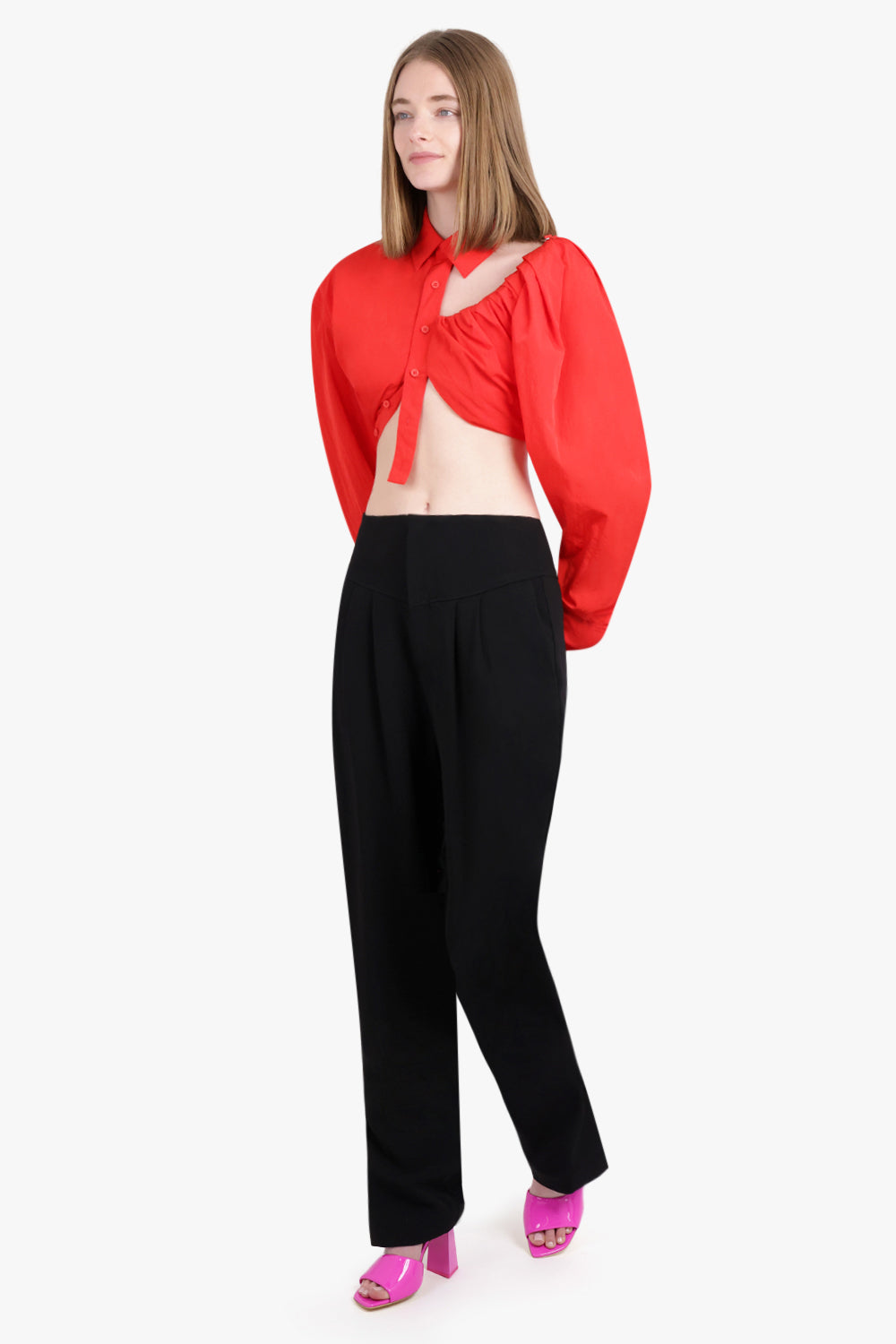 JACQUEMUS RTW La Chemise Galliga | Red