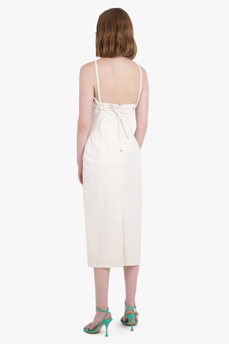 JACQUEMUS RTW LA ROBE BIKINI DRESS | IVORY