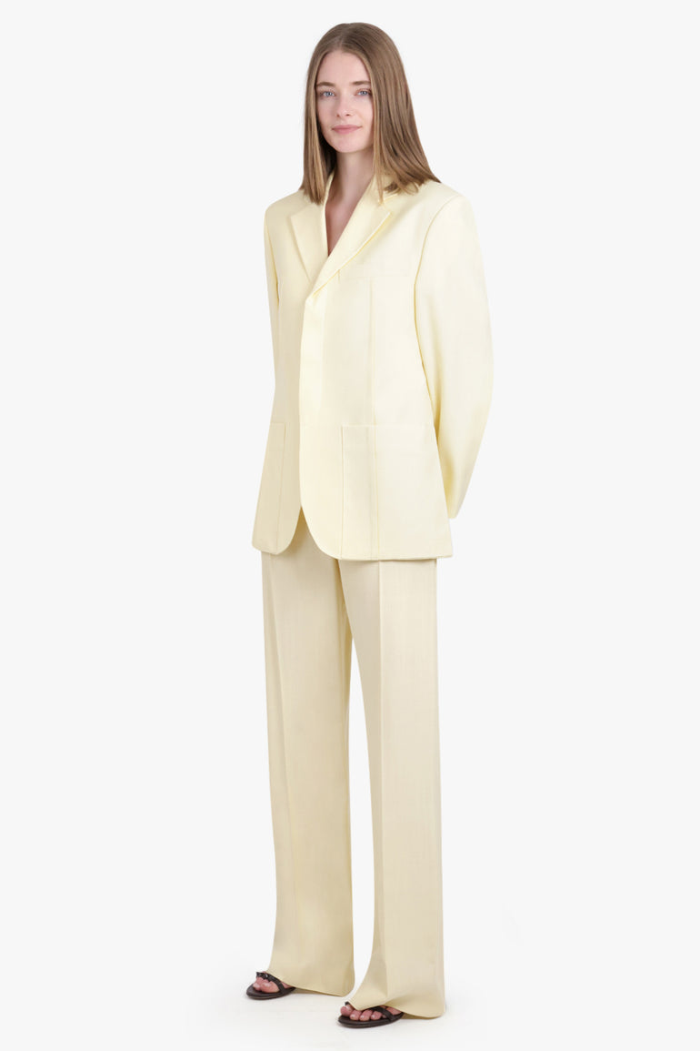 JACQUEMUS RTW Le Pantalon Sauge | Pale Yellow