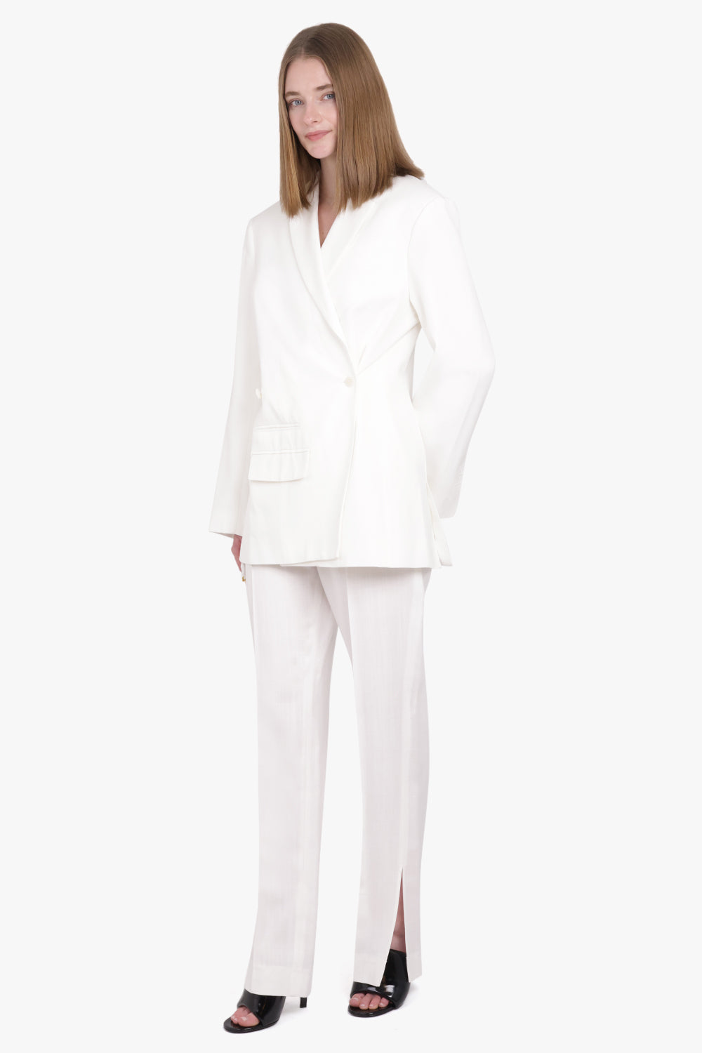 JACQUEMUS RTW La Veste Tibau | White