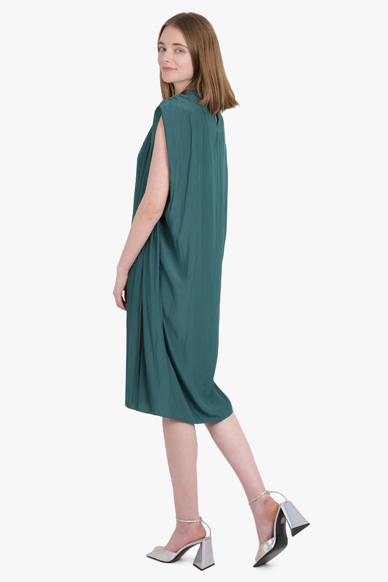 LANVIN RTW Draped S/Less Dress | Dragon