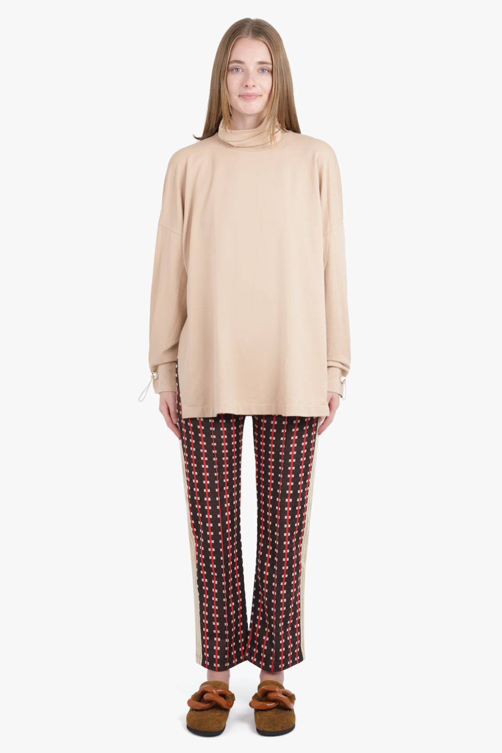 WALES BONNER RTW Power Trackpant | Brown/Red