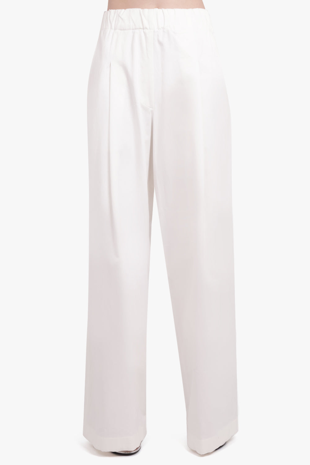 DRIES VAN NOTEN RTW Pila Wide Leg Pant | White