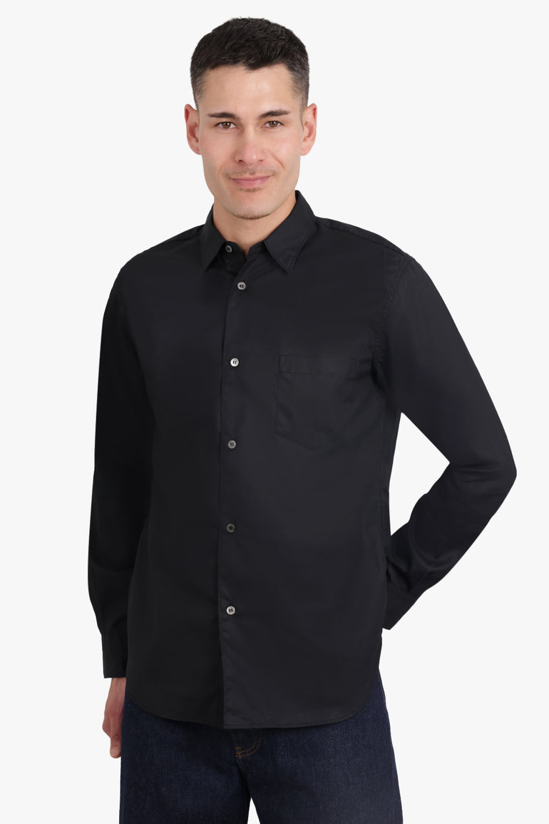 COMME DES GARCONS HOMME RTW Cotton Shirt | Black