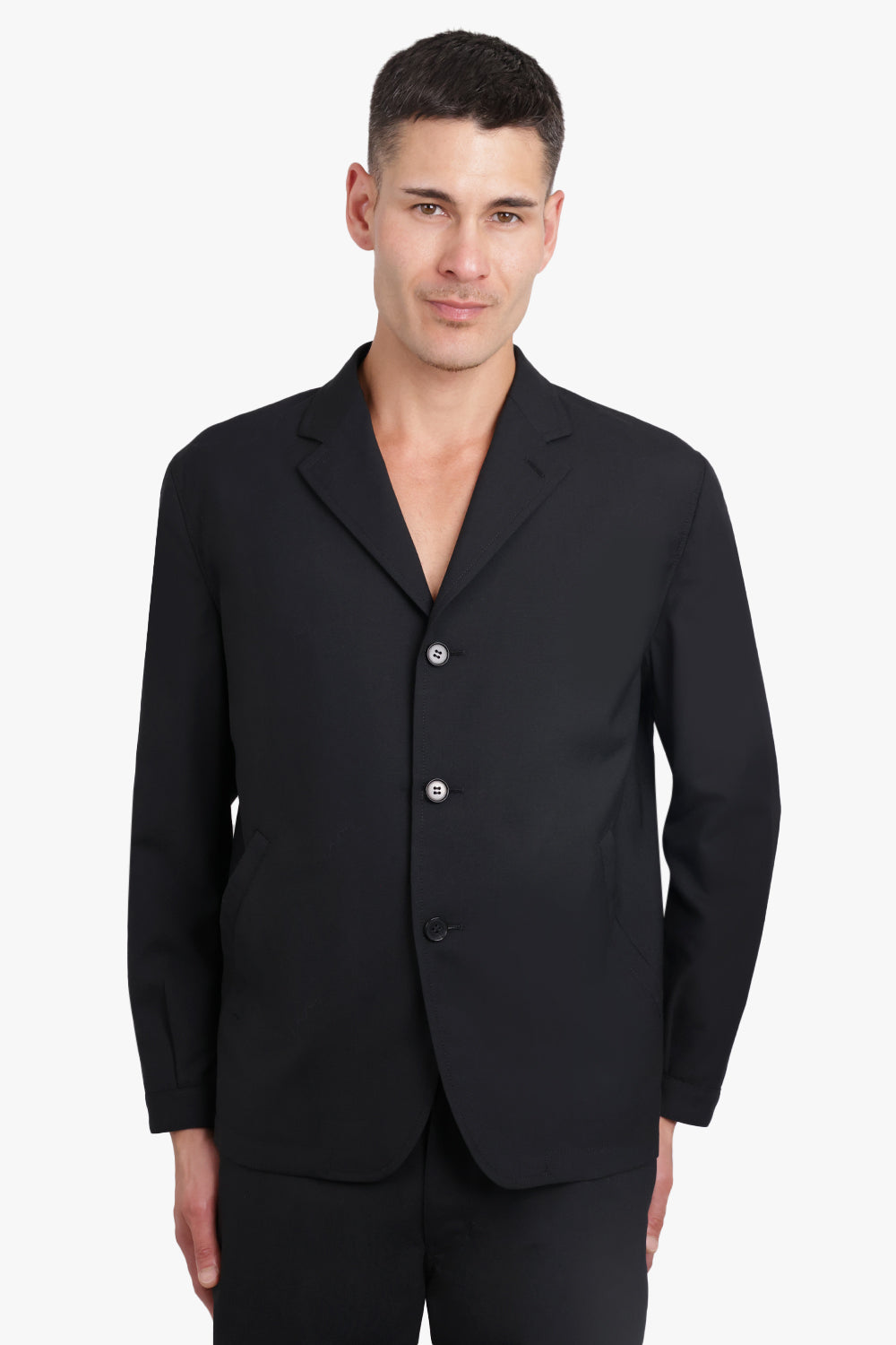 COMME DES GARCONS HOMME RTW TWILL BLAZER | BLACK