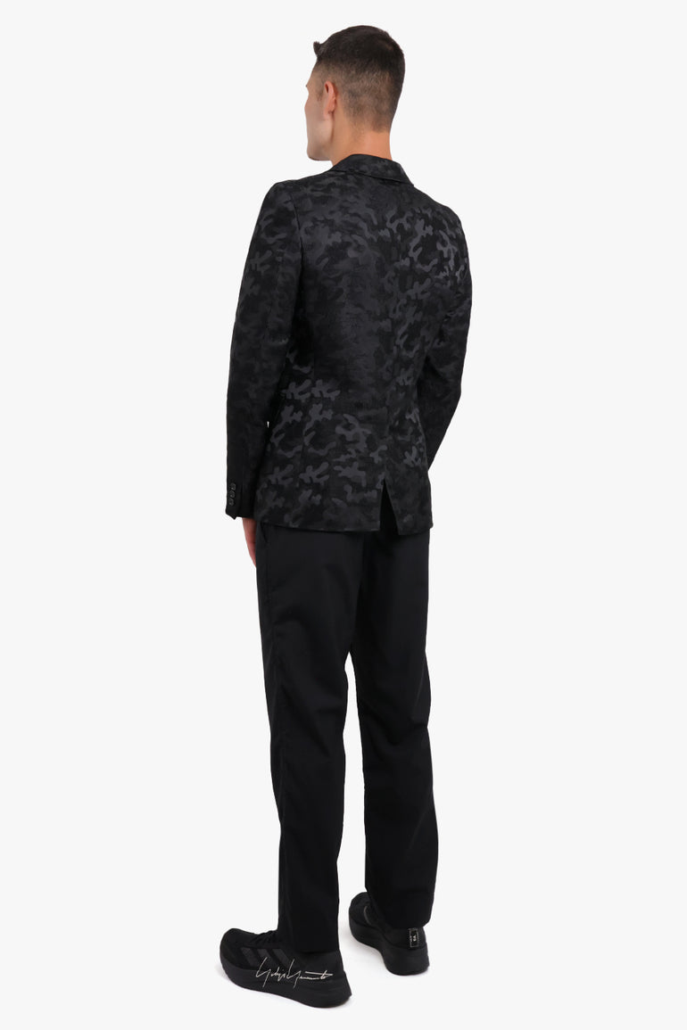 COMME DES GARCONS HOMME PLUS RTW Jacquard Cloth Blazer | Black