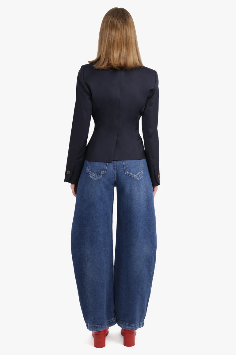 VIVIENNE WESTWOOD RTW Drunken Tailored L/S Jacket | Navy