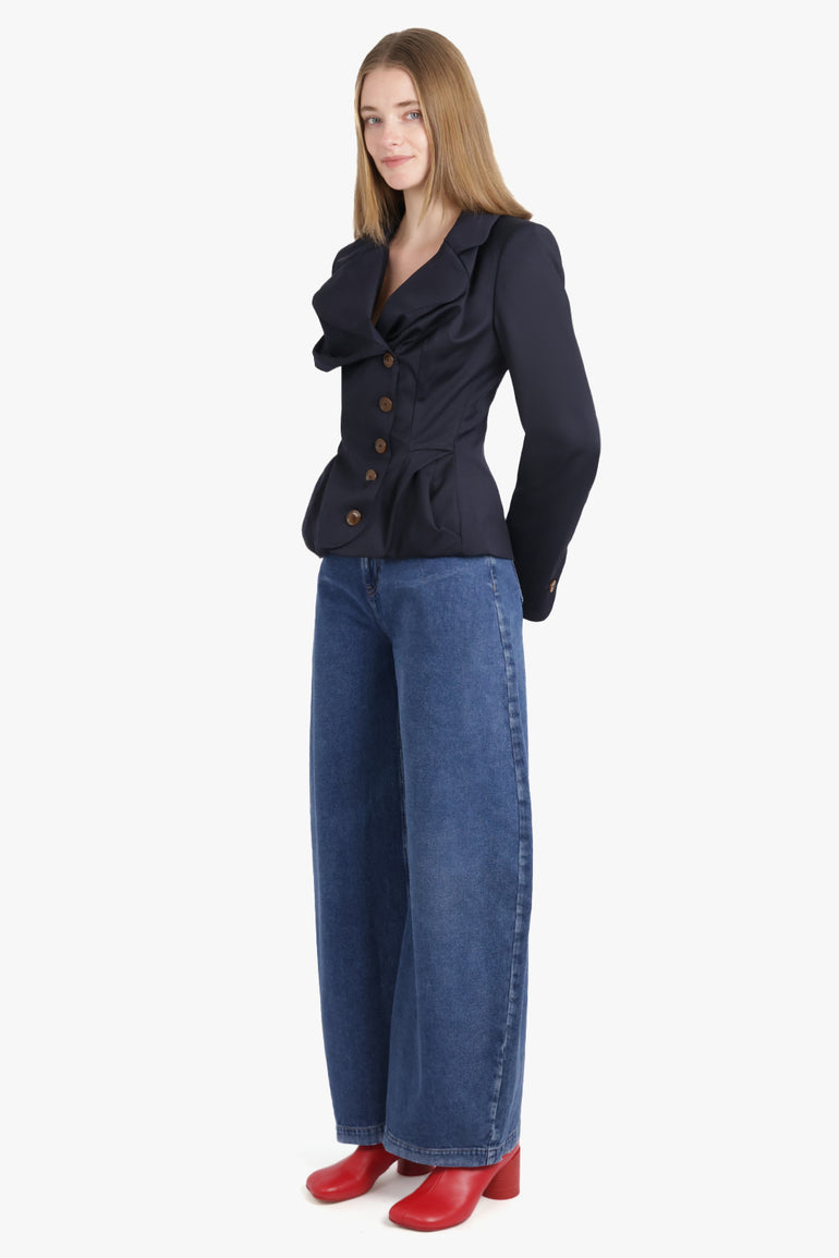 VIVIENNE WESTWOOD RTW Drunken Tailored L/S Jacket | Navy