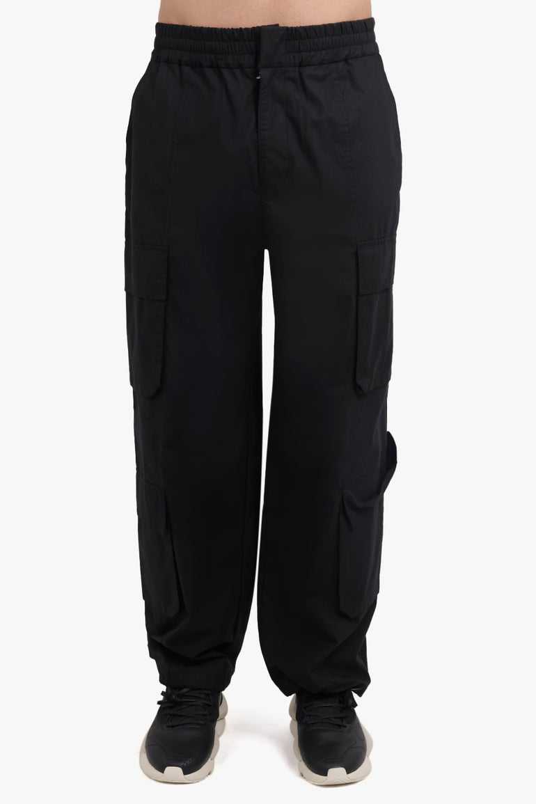 AFTER PRAY RTW RELAXED UTILITY QUATRO CARGO PANTS | BLACK