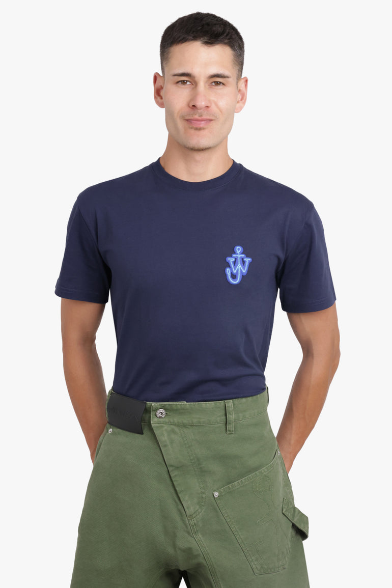 JW ANDERSON RTW Anchor Patch S/S T-shirt | Navy