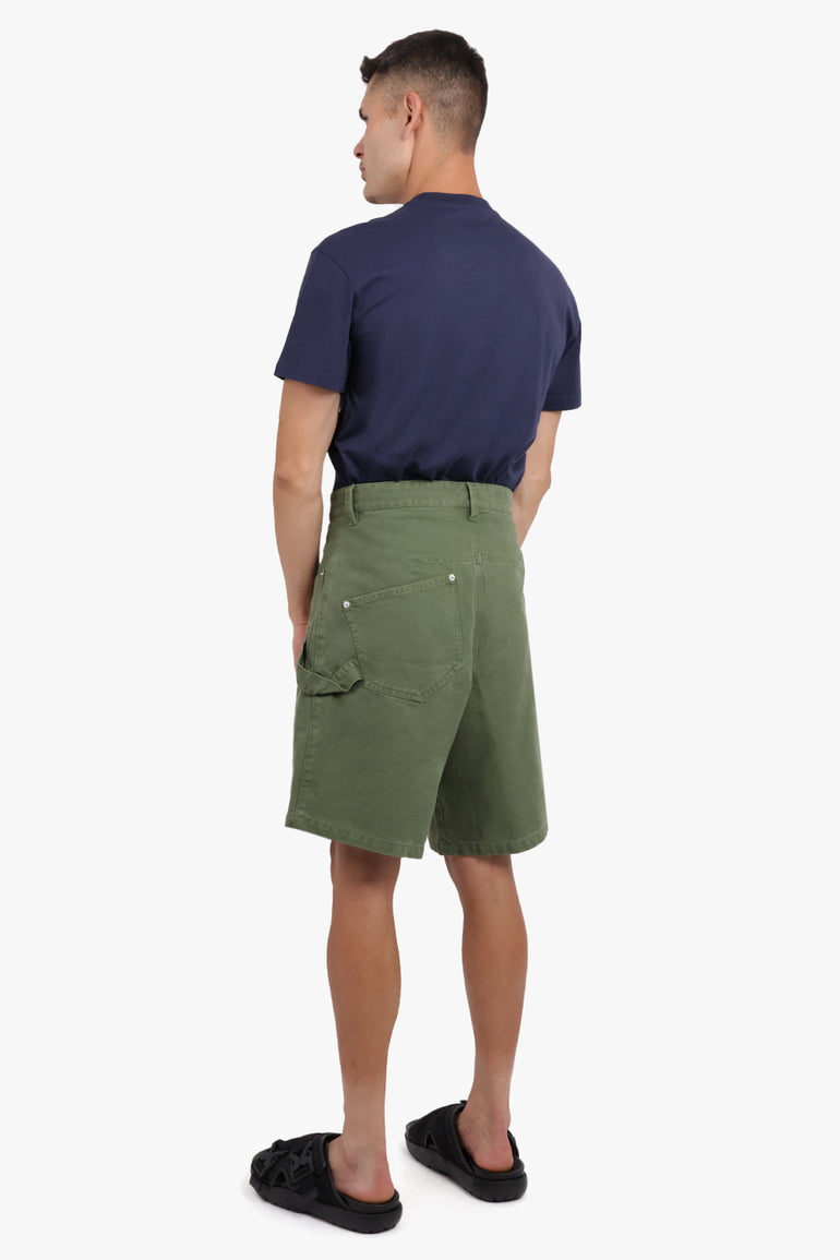 JW ANDERSON RTW Twist Front Workwear Short | Dark Green