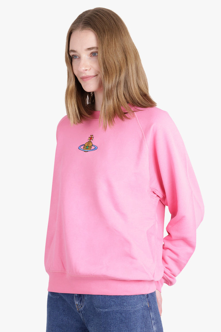 VIVIENNE WESTWOOD RTW RAGLAN SWEATSHIRT | Pink