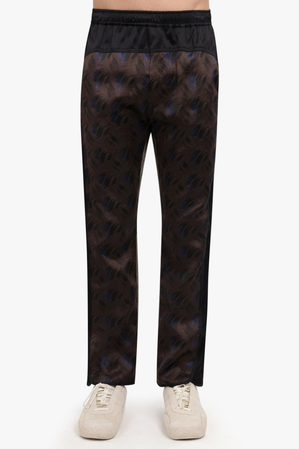 DRIES VAN NOTEN RTW PARCHER CONTRAST PRINT PANT | BROWN