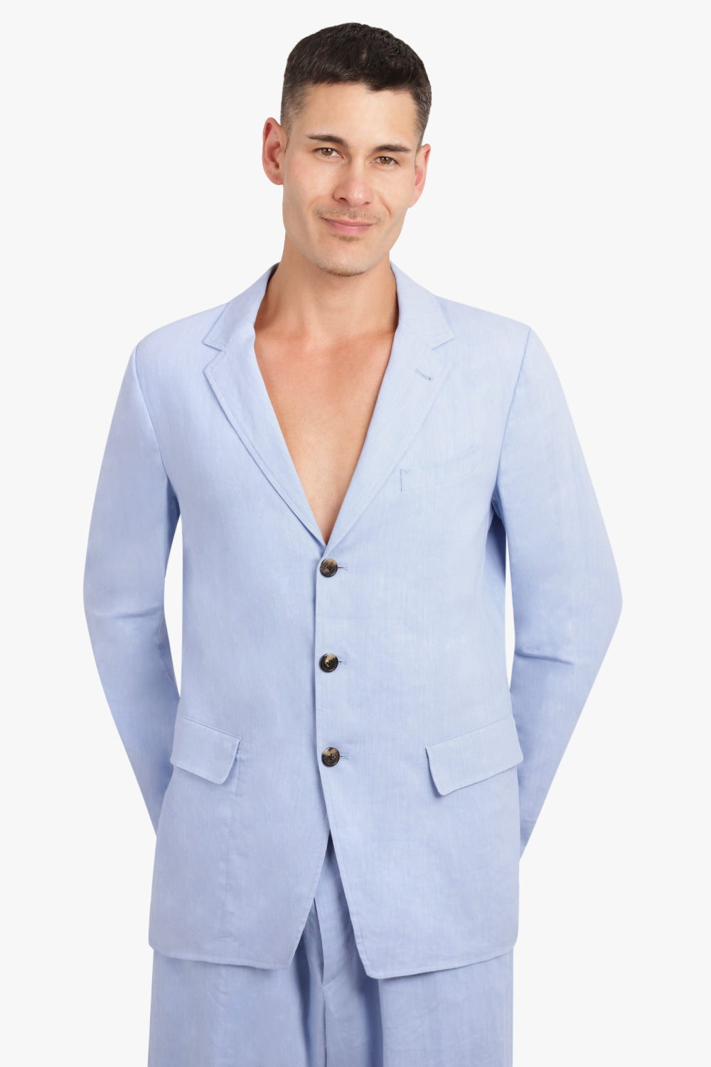 DRIES VAN NOTEN RTW BILBAO BLAZER | LIGHT BLUE