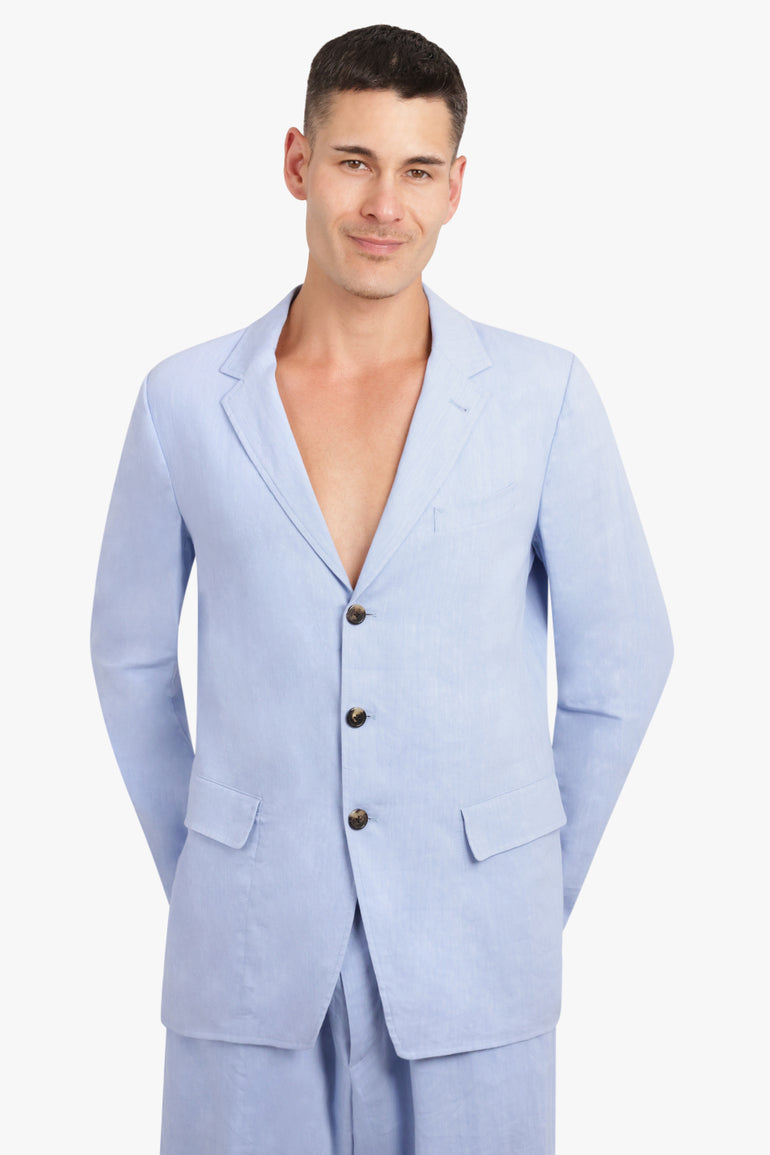 DRIES VAN NOTEN RTW BILBAO BLAZER | LIGHT BLUE