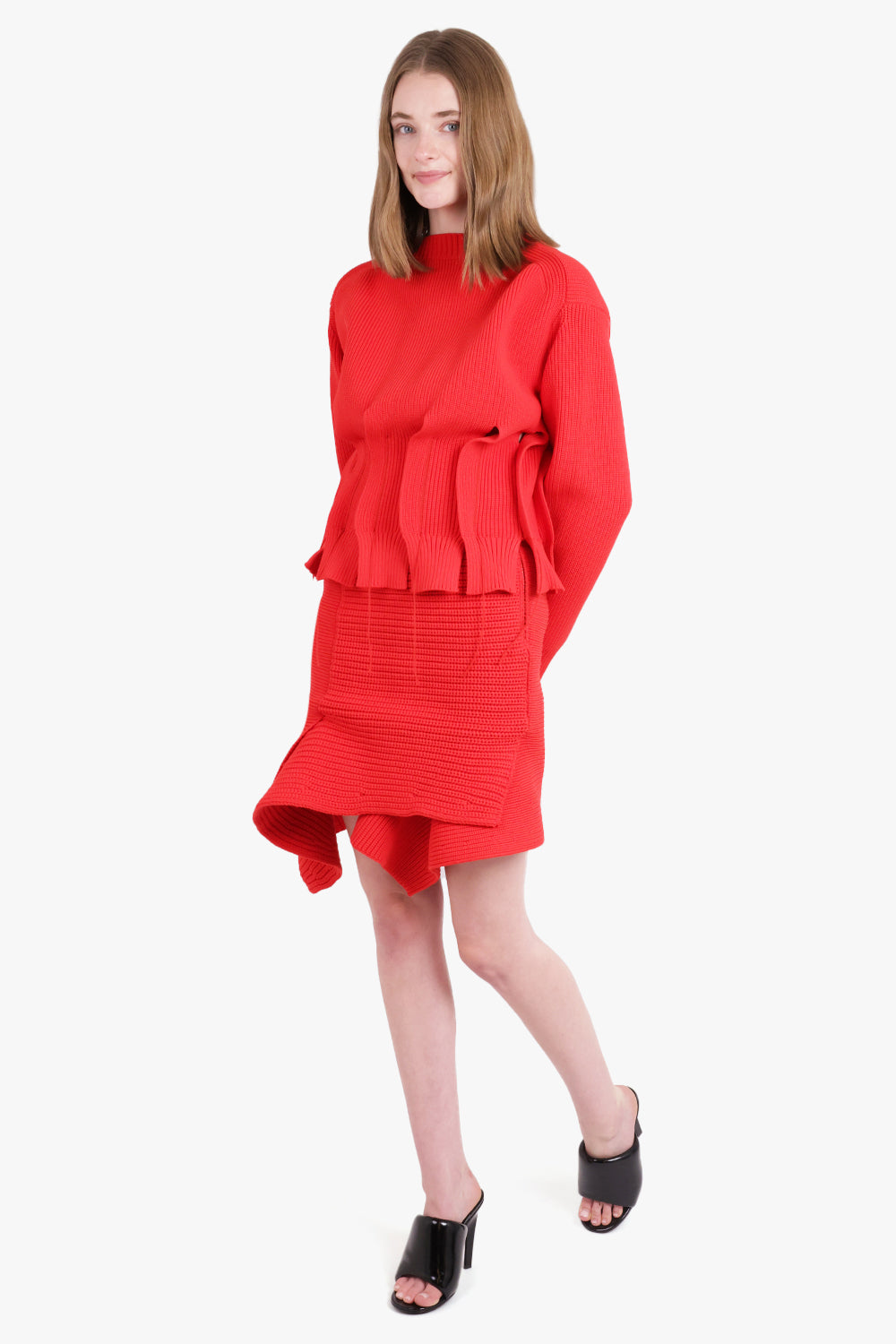 SACAI RTW Knit Pullover | Red