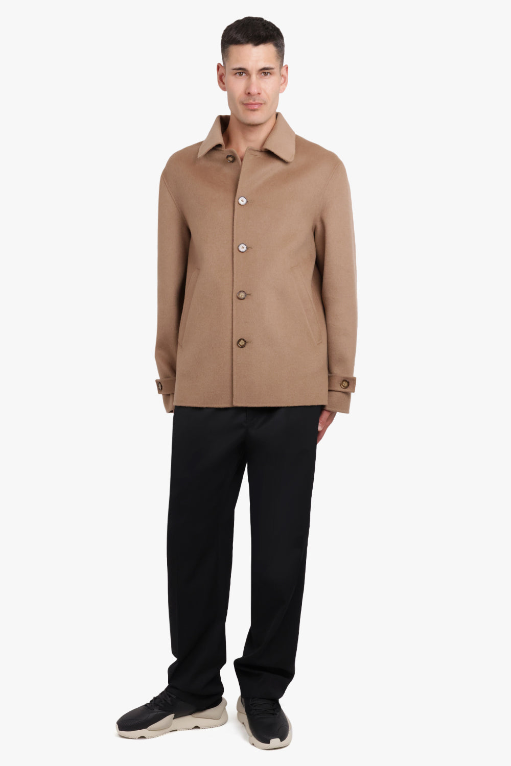 FILIPPA K BUTTON FRONT JACKET DARK KHAKI NEW SEASON PARLOUR X SYDNEY Parlour X